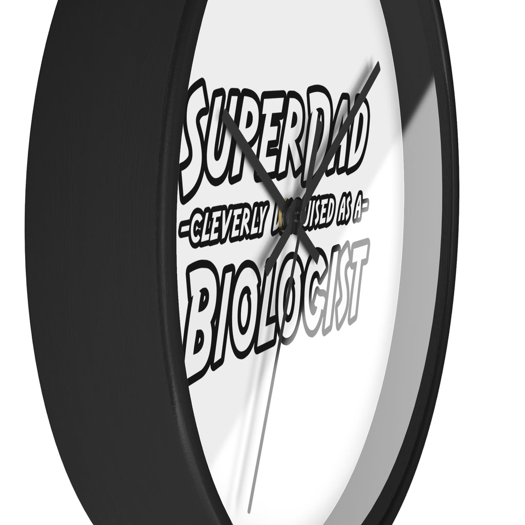 SuperDad Biologist - Wall Clock
