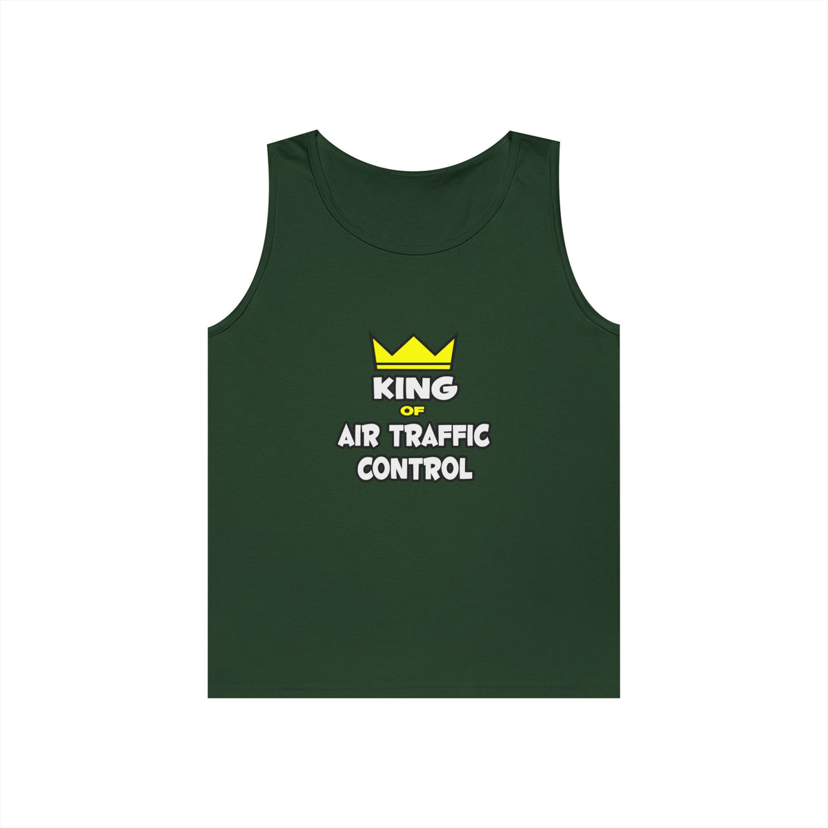 King of Air Traffic Control - Unisex Heavy Cotton Tank Top