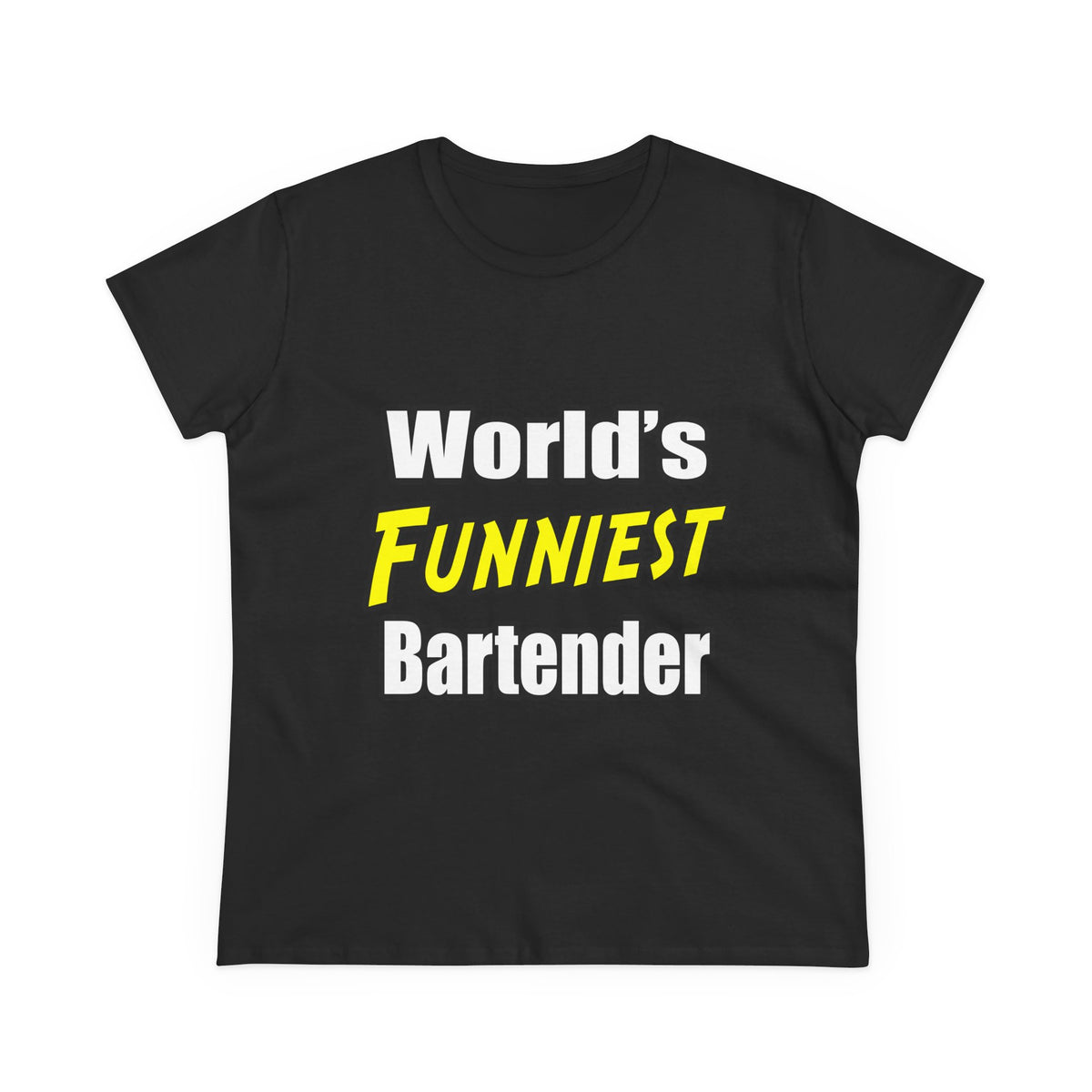 World's Funniest Bartender - Women's Midweight Cotton Tee