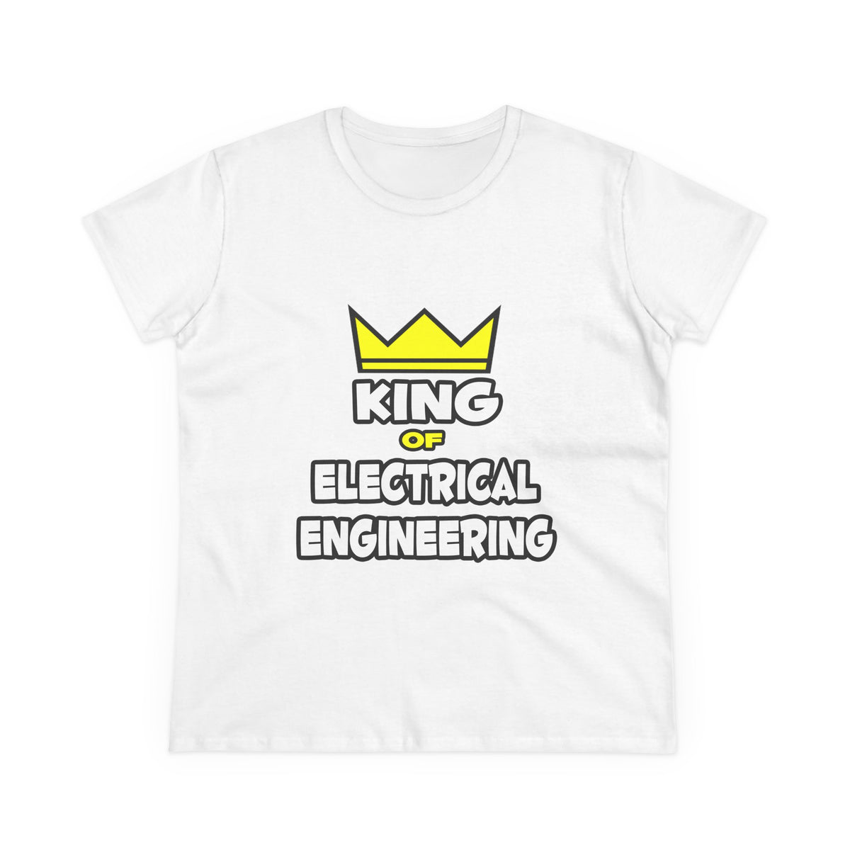 King of Electrical Engineering - Women's Midweight Cotton Tee