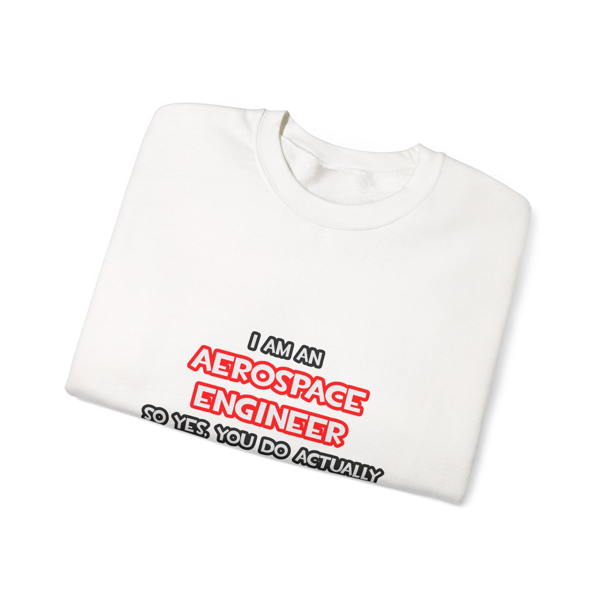 Rocket Scientist .. Funny Aerospace Engineer - Unisex Heavy Blend™ Crewneck Sweatshirt