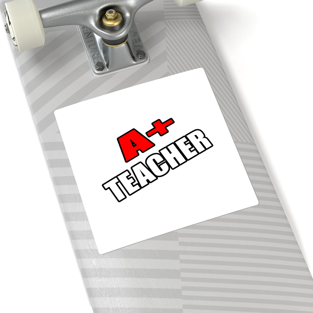 a plus teacher - Square Stickers