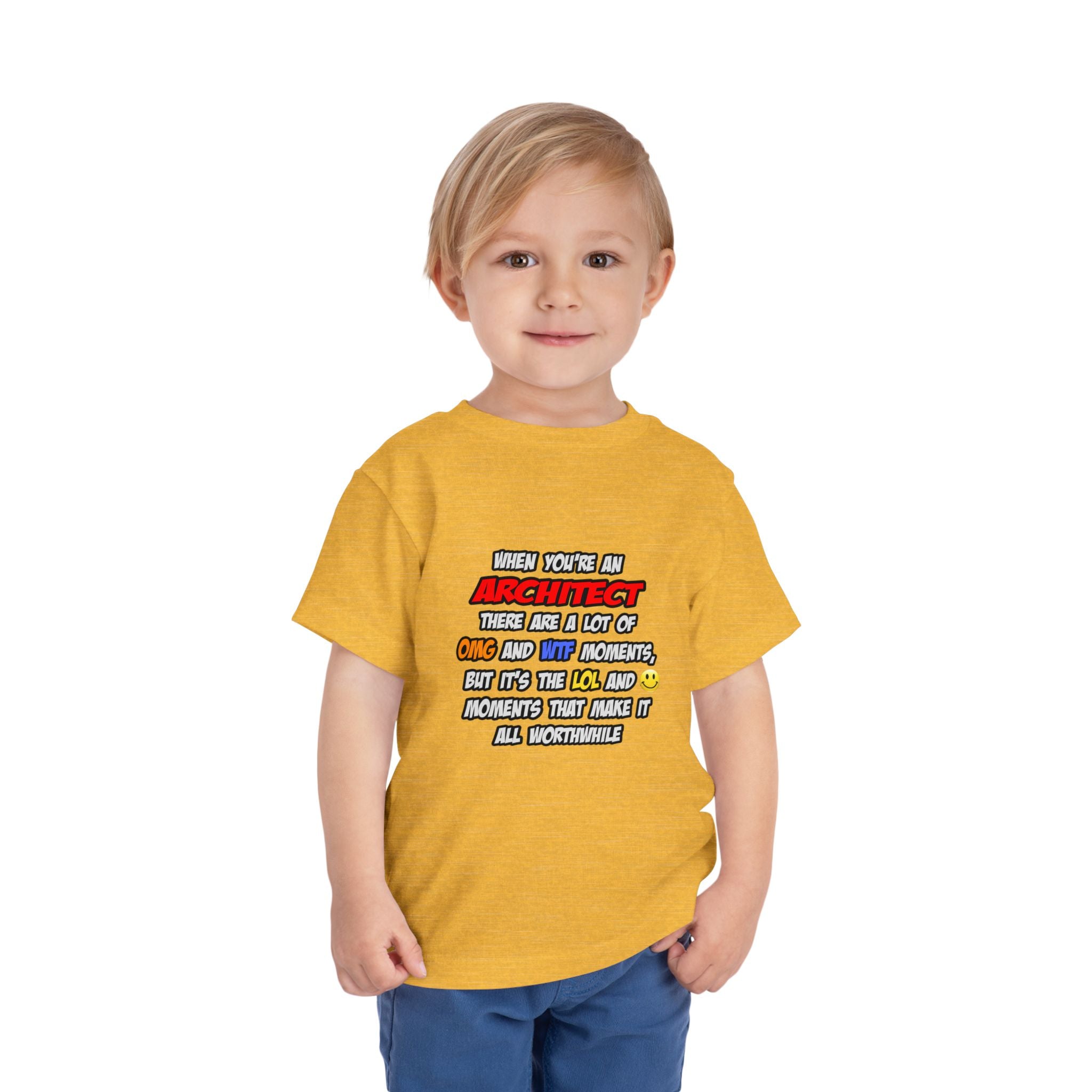 Architect .. OMG WTF LOL - Toddler Short Sleeve Tee