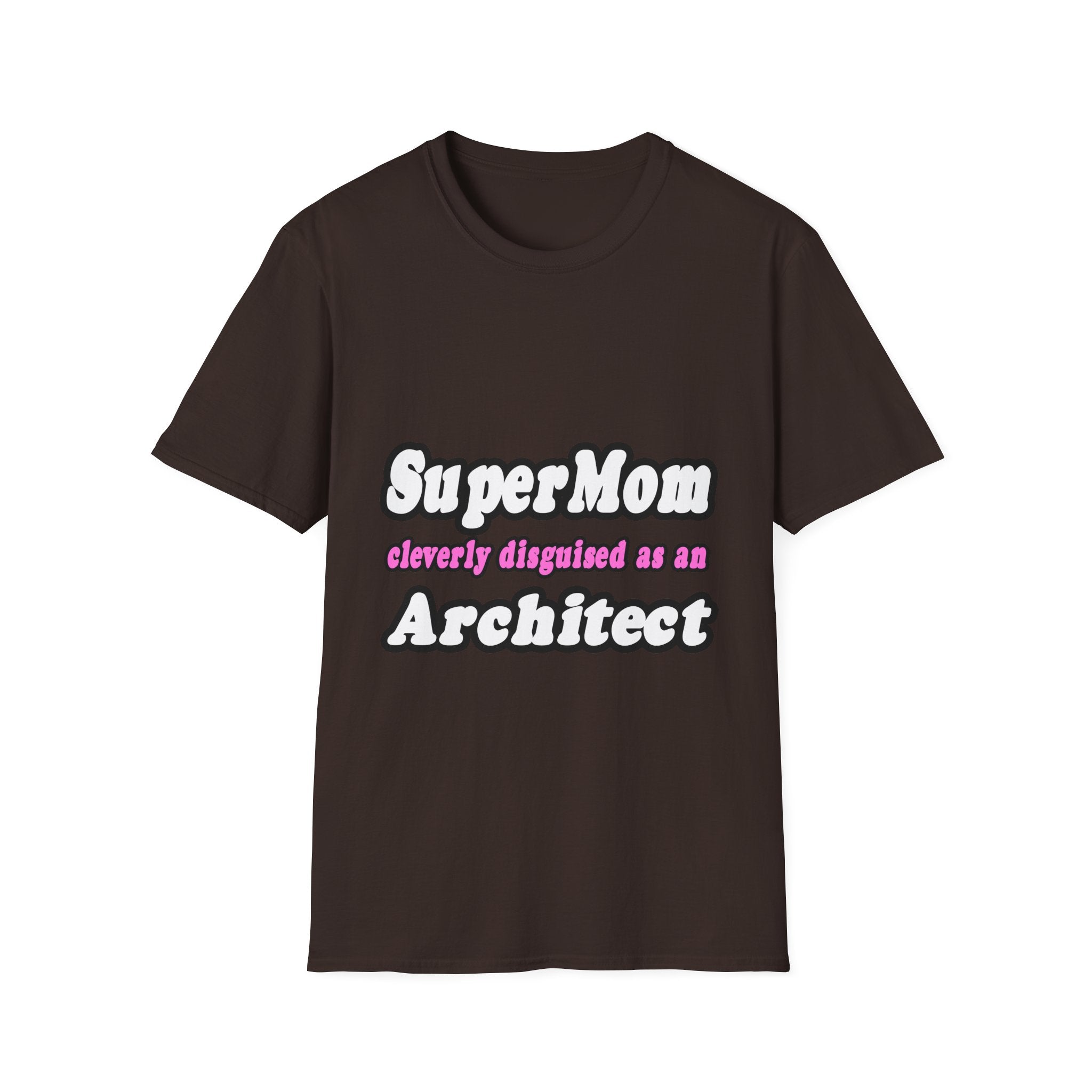 SuperMom...Architect - Unisex Softstyle T-Shirt
