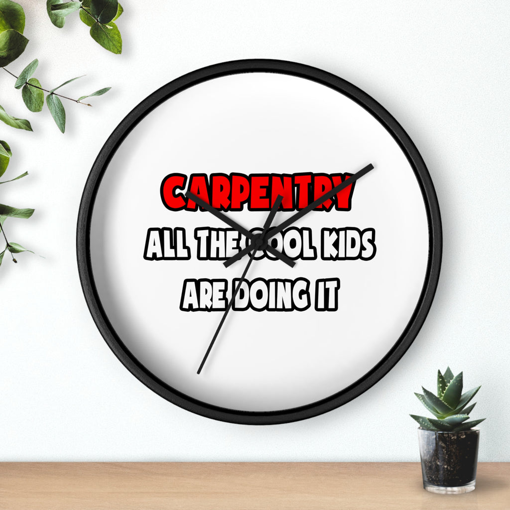 Funny Carpenter Shirts and Gifts - Wall Clock
