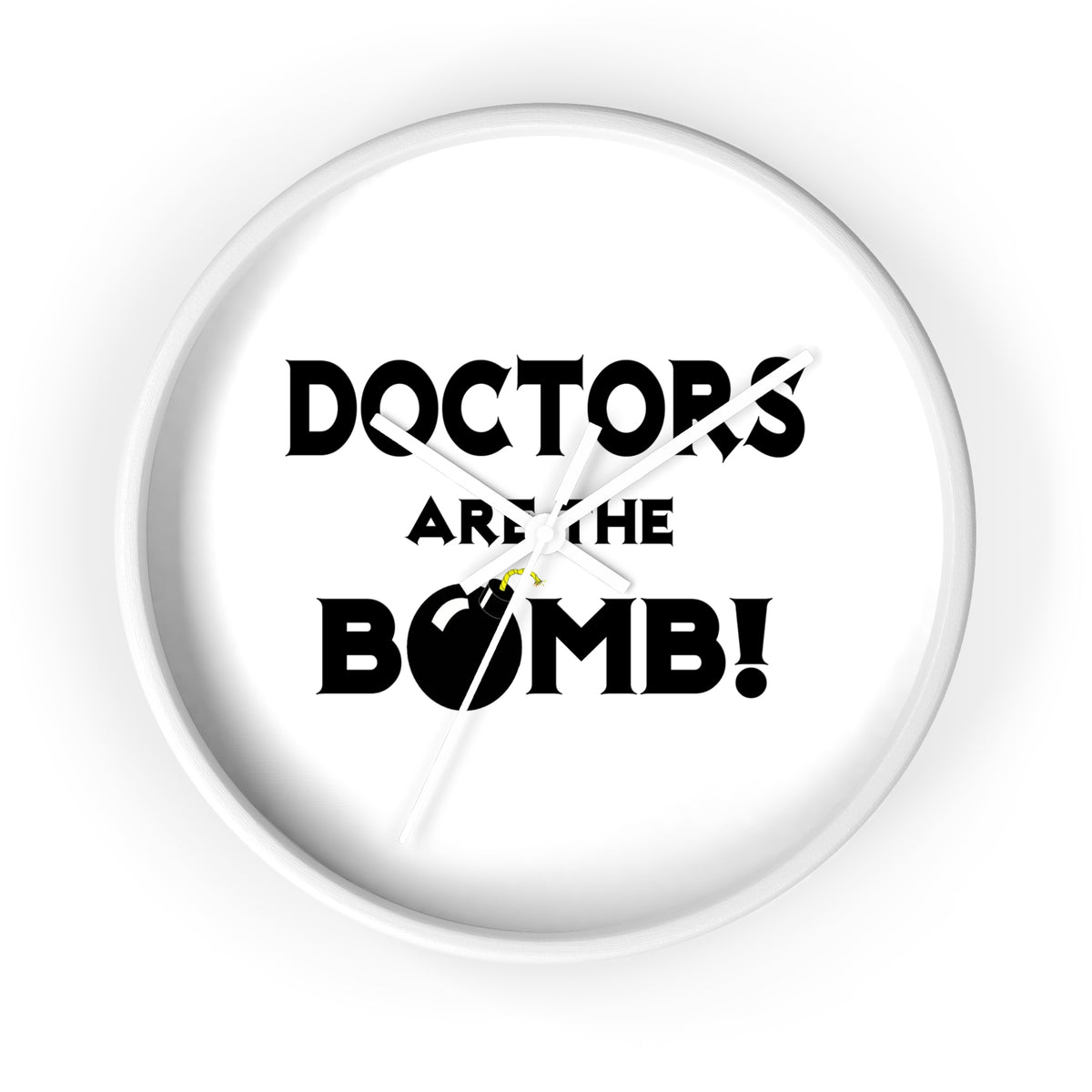 Doctors Are The Bomb! (2) - Wall Clock