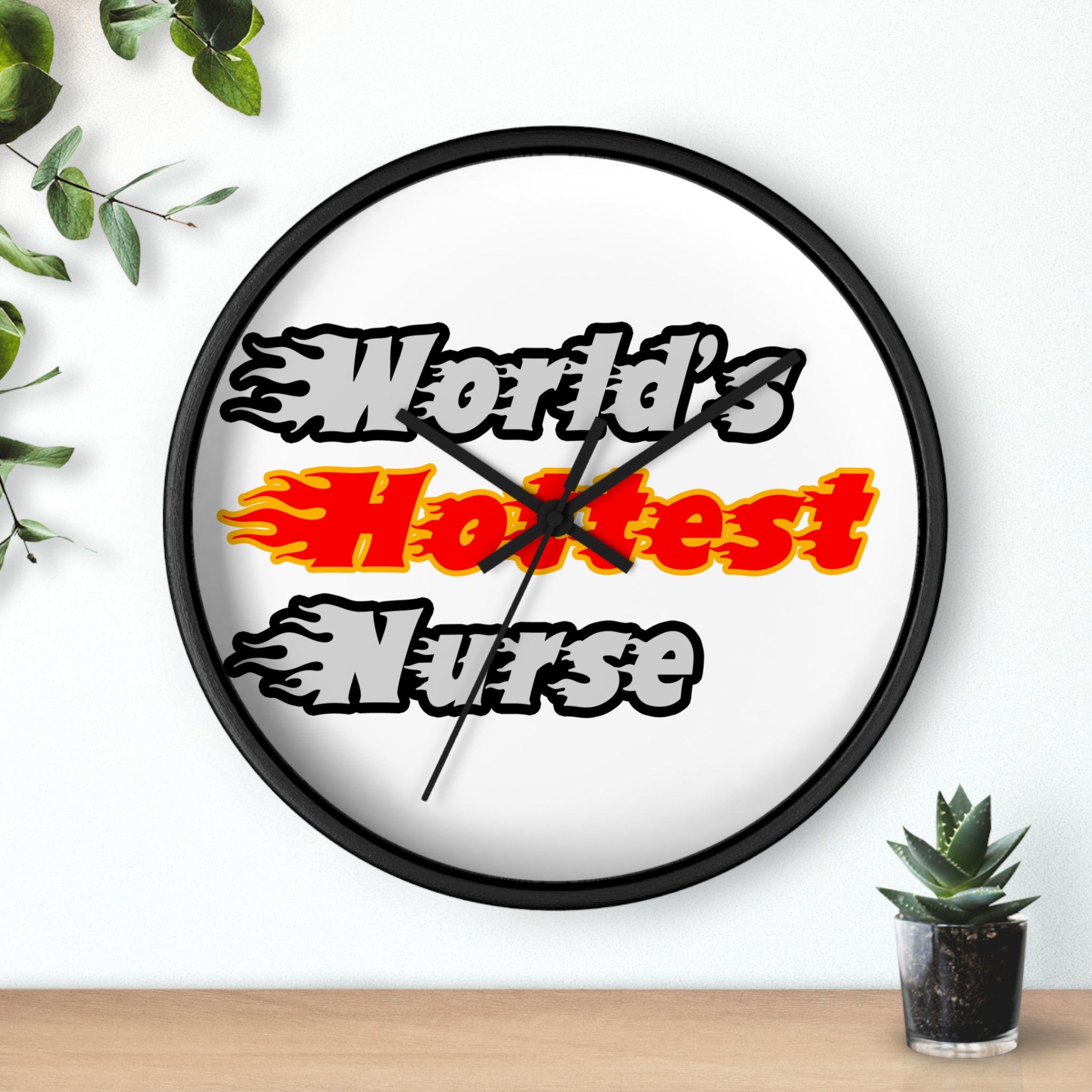 World's Hottest Nurse - Wall Clock