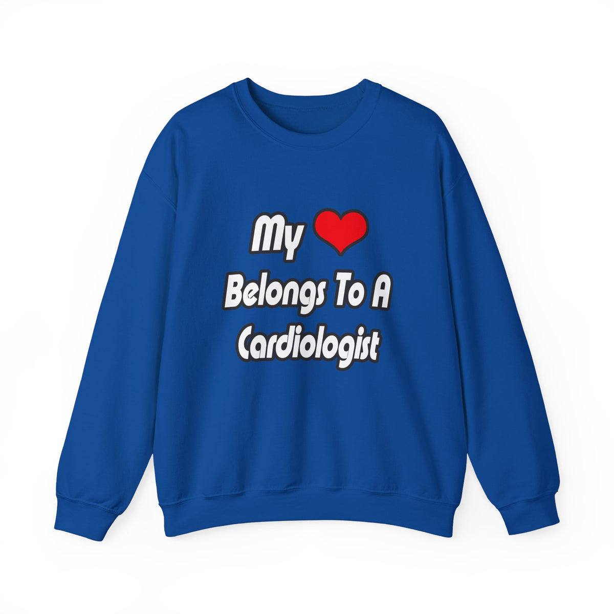 My Heart Belongs To A Cardiologist - Unisex Heavy Blend™ Crewneck Sweatshirt