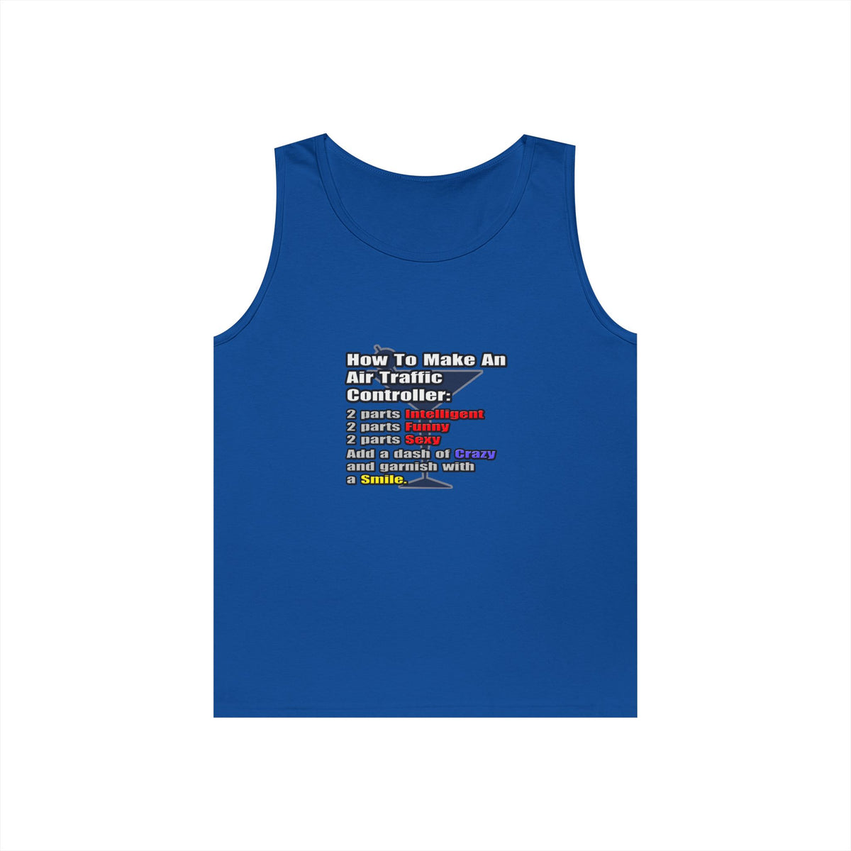 How To Make an Air Traffic Controller - Unisex Heavy Cotton Tank Top