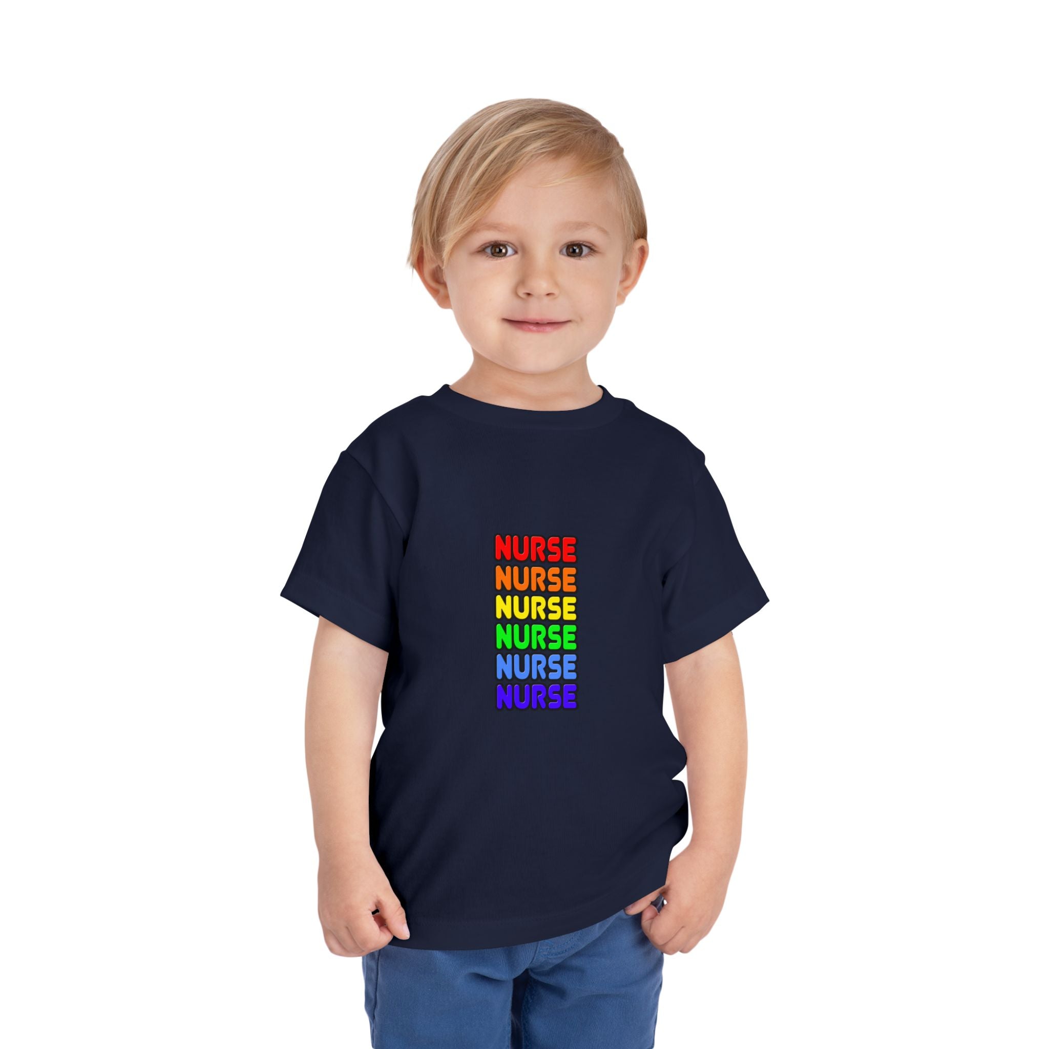 Rainbow Nurse - Toddler Short Sleeve Tee
