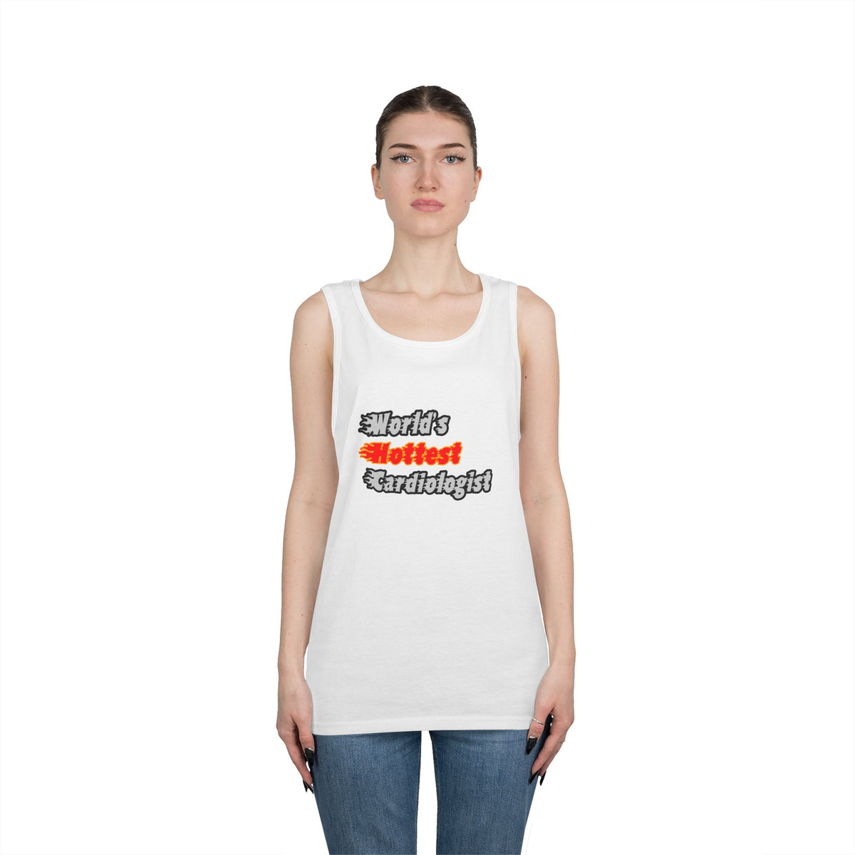 World's Hottest Cardiologist - Unisex Heavy Cotton Tank Top