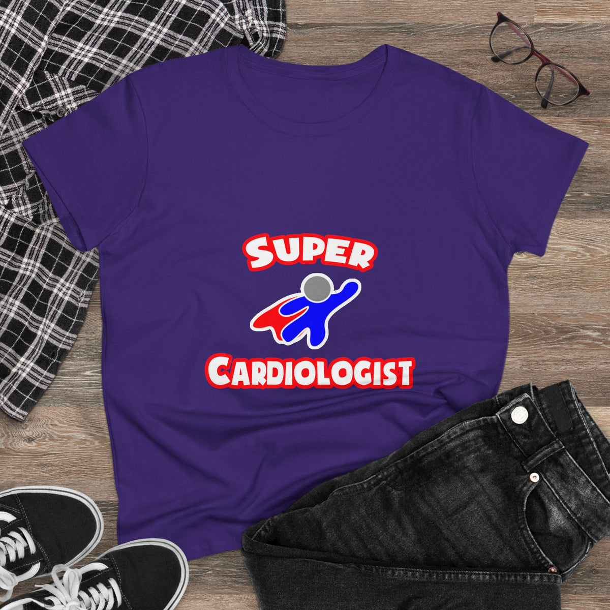 Super Cardiologist - Women's Midweight Cotton Tee