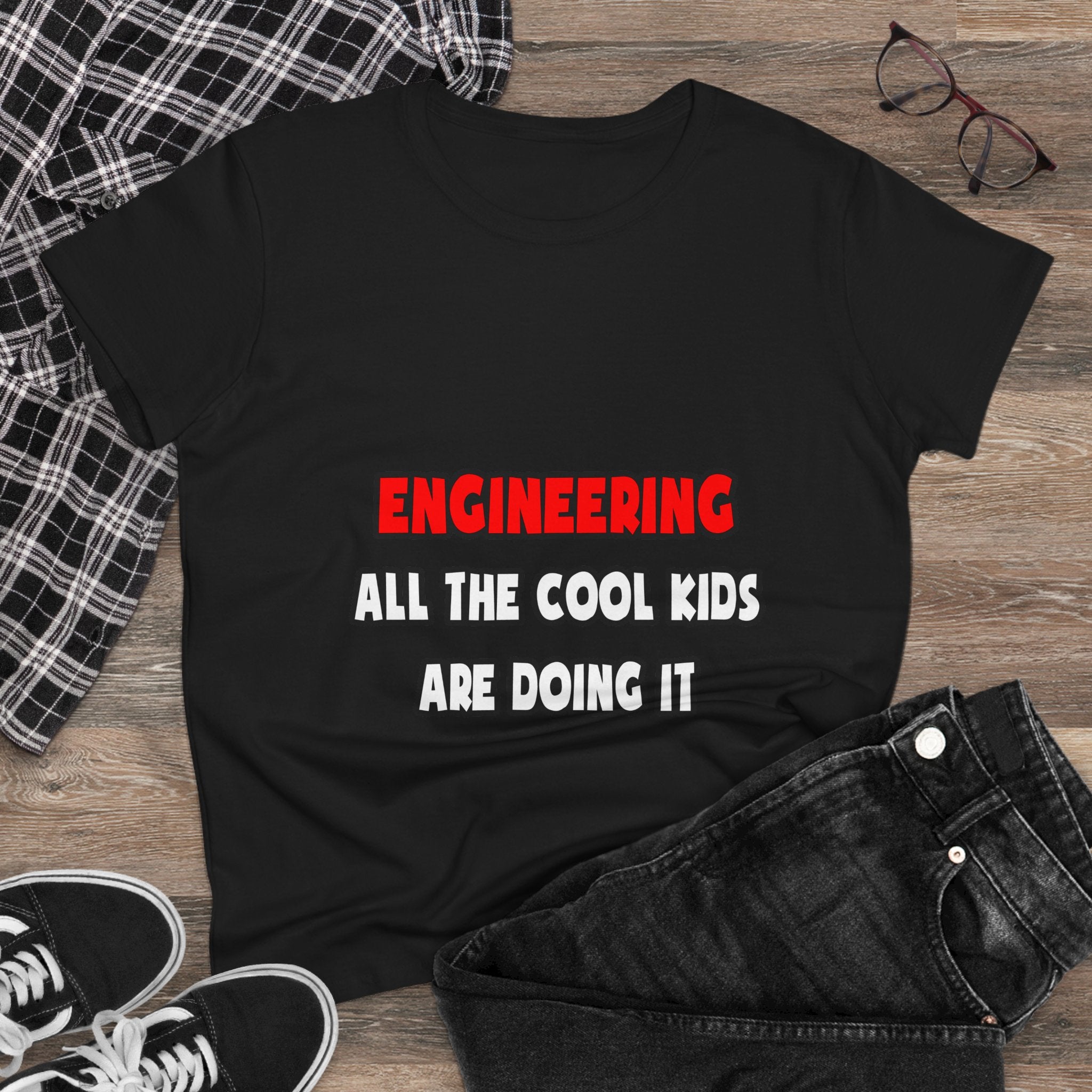 Funny Engineer Shirts and Gifts - Women's Midweight Cotton Tee