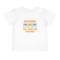 Bartender ... Will Work For Cupcakes - Toddler Short Sleeve Tee