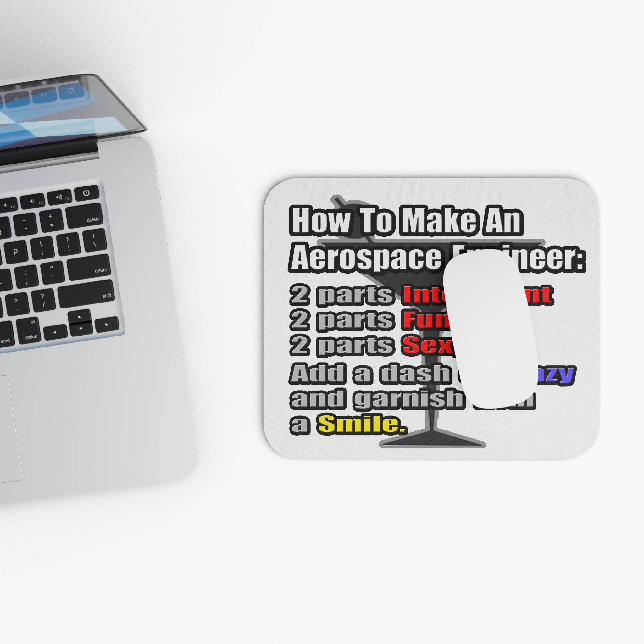 How To Make an Aerospace Engineer - Mouse Pad (Rectangle)