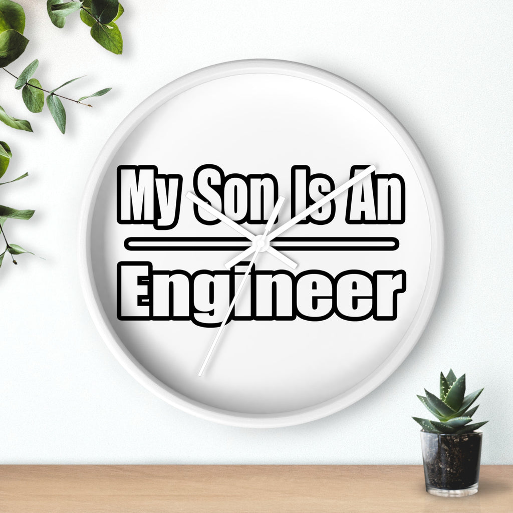 My Son Engineer - Wall Clock