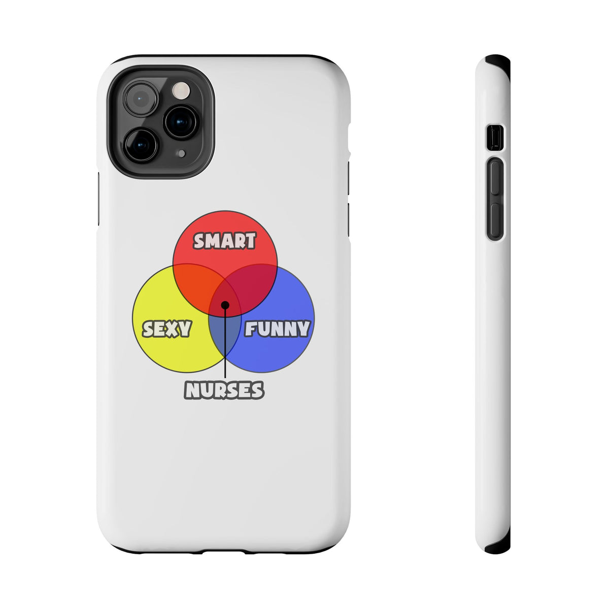 Venn Diagram .. Nurses - Tough Phone Cases