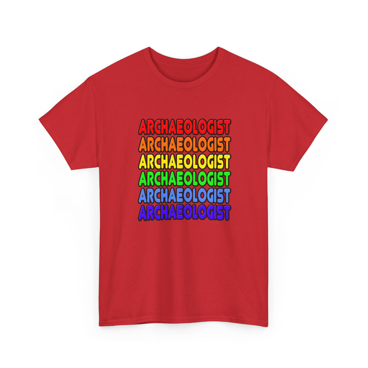 Rainbow Archaeologist - Unisex Heavy Cotton Tee