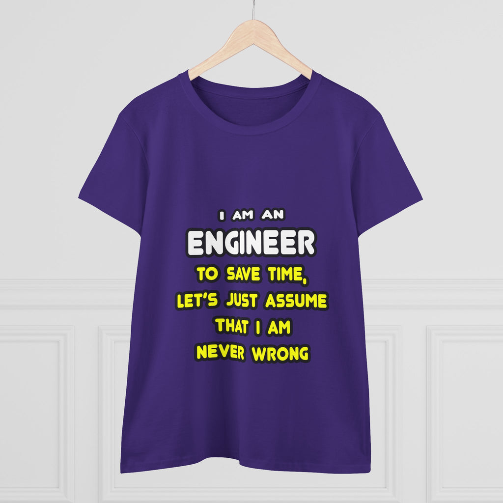 Funny Engineer T Shirts and Gifts - Women's Midweight Cotton Tee