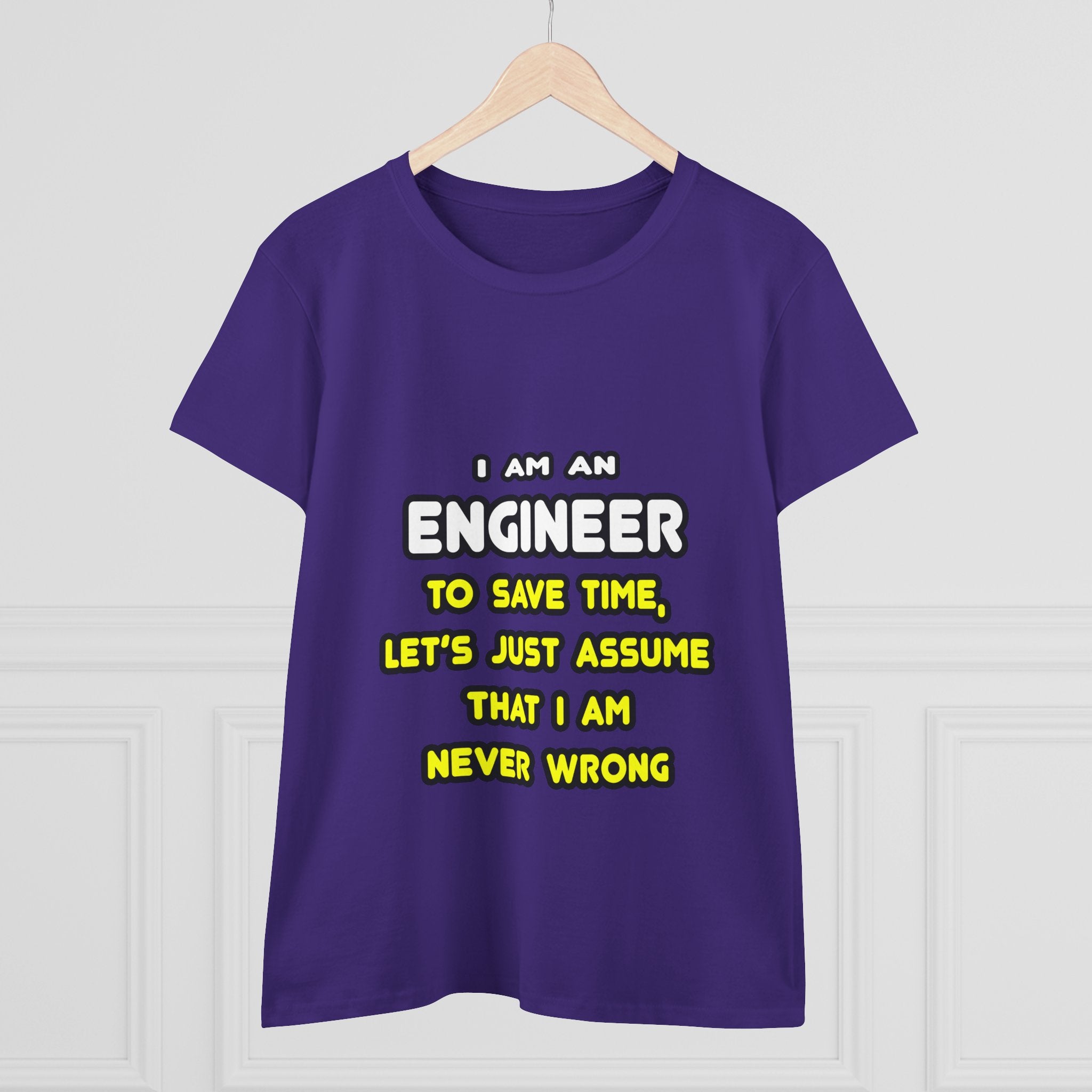 Funny Engineer T Shirts and Gifts - Women's Midweight Cotton Tee