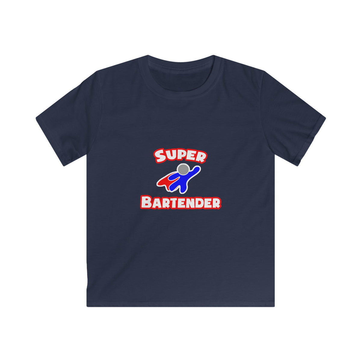 Super Bartender (2) - Kids Softstyle Tee