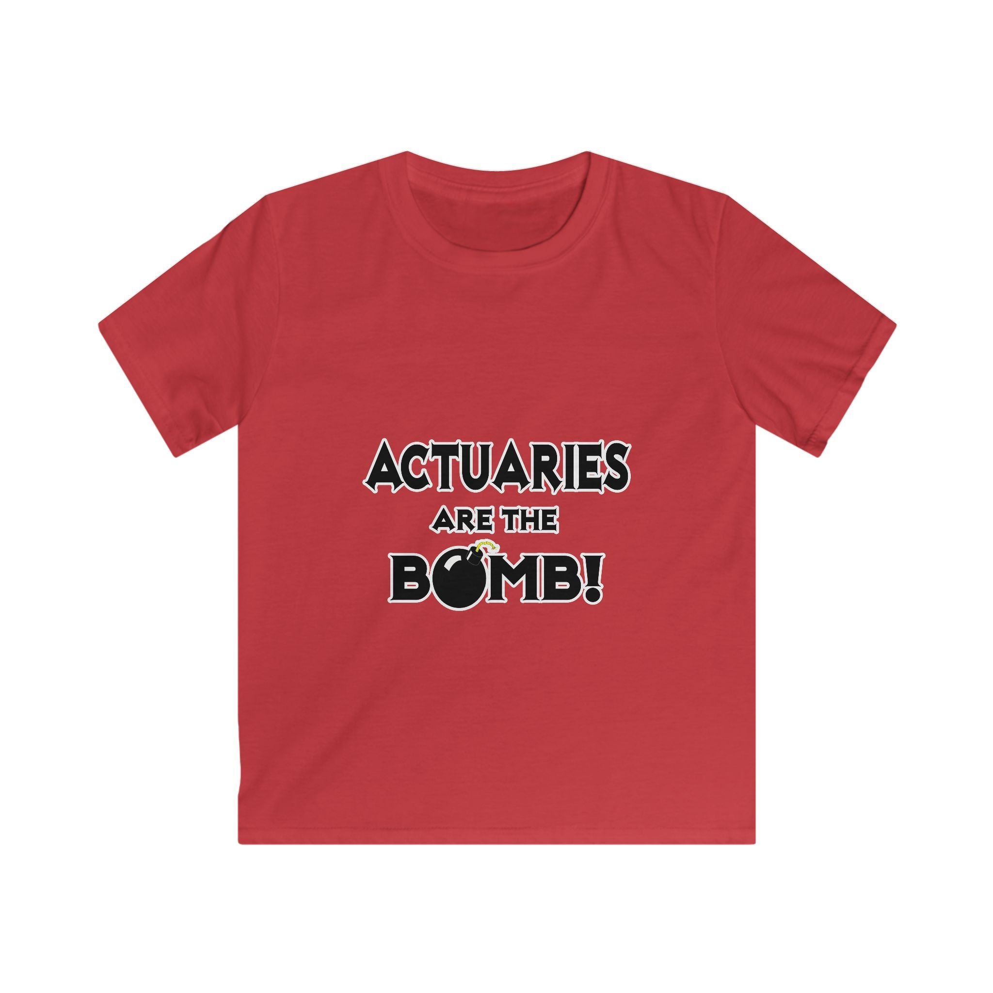 Actuaries Are The Bomb! - Kids Softstyle Tee