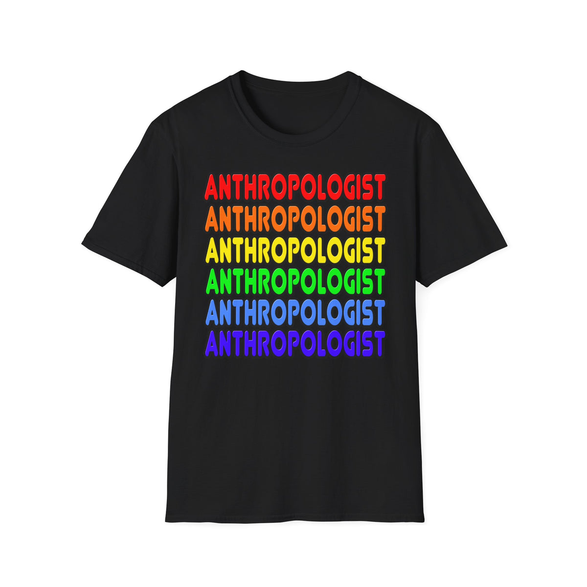 Rainbow Anthropologist - Unisex Softstyle T-Shirt