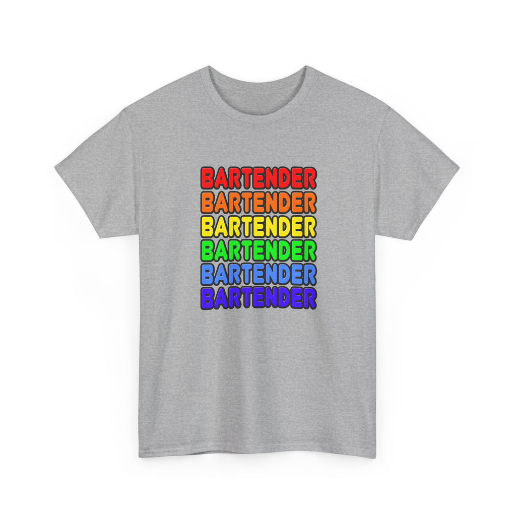 Rainbow Bartender - Unisex Heavy Cotton Tee