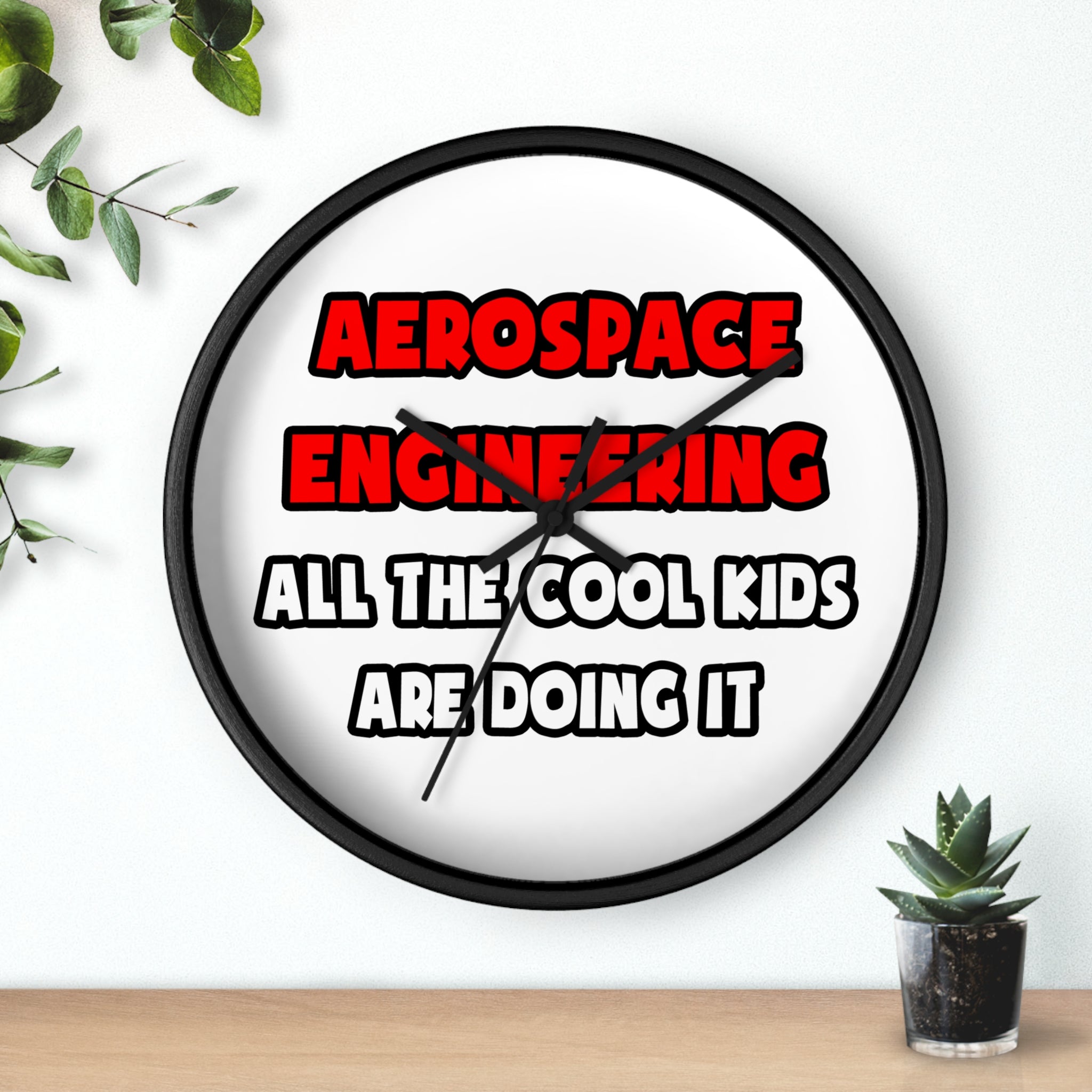 Funny Aerospace Engineer Shirts and Gifts - Wall Clock