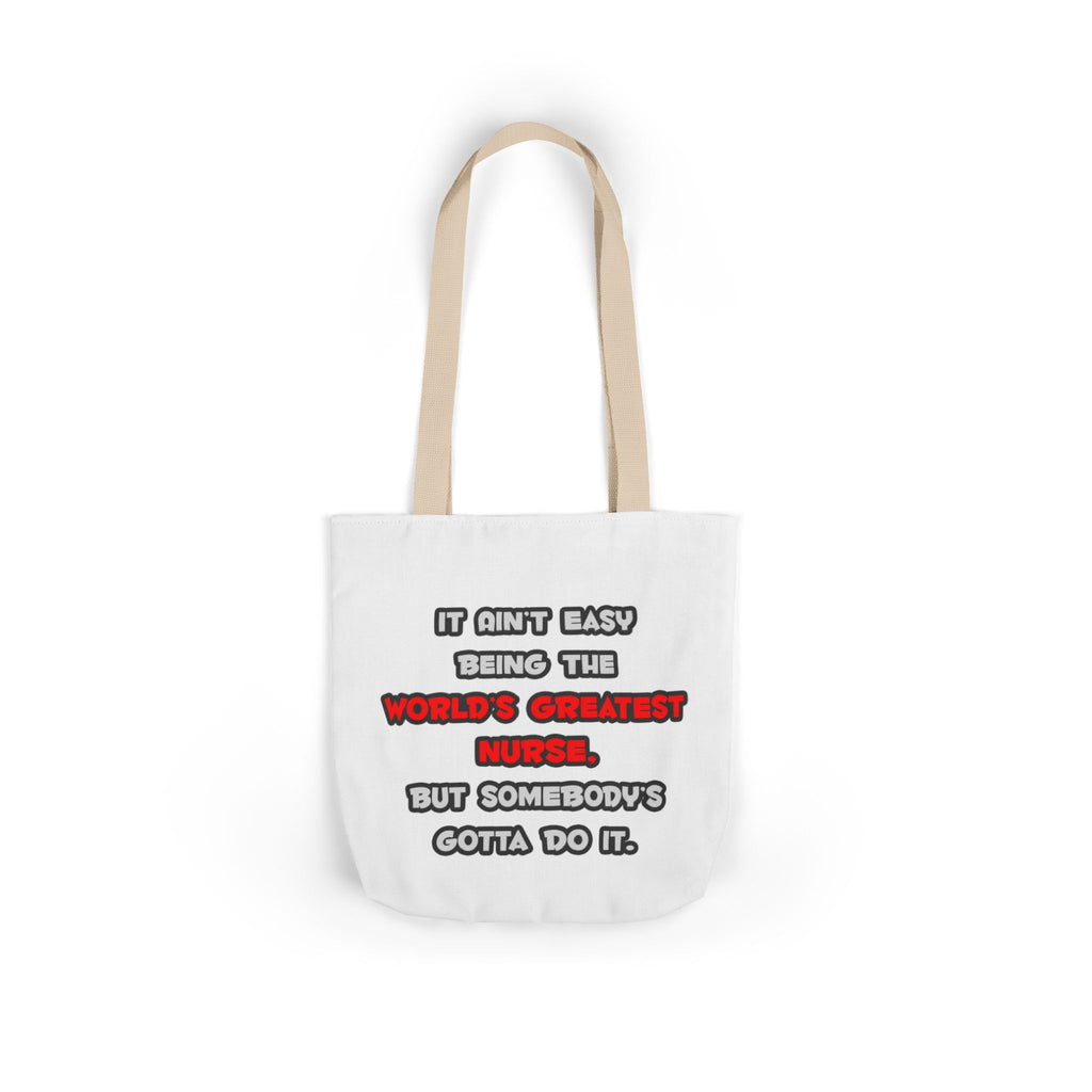 World's Greatest Nurse Joke - Canvas Tote Bag, 5-Color Straps
