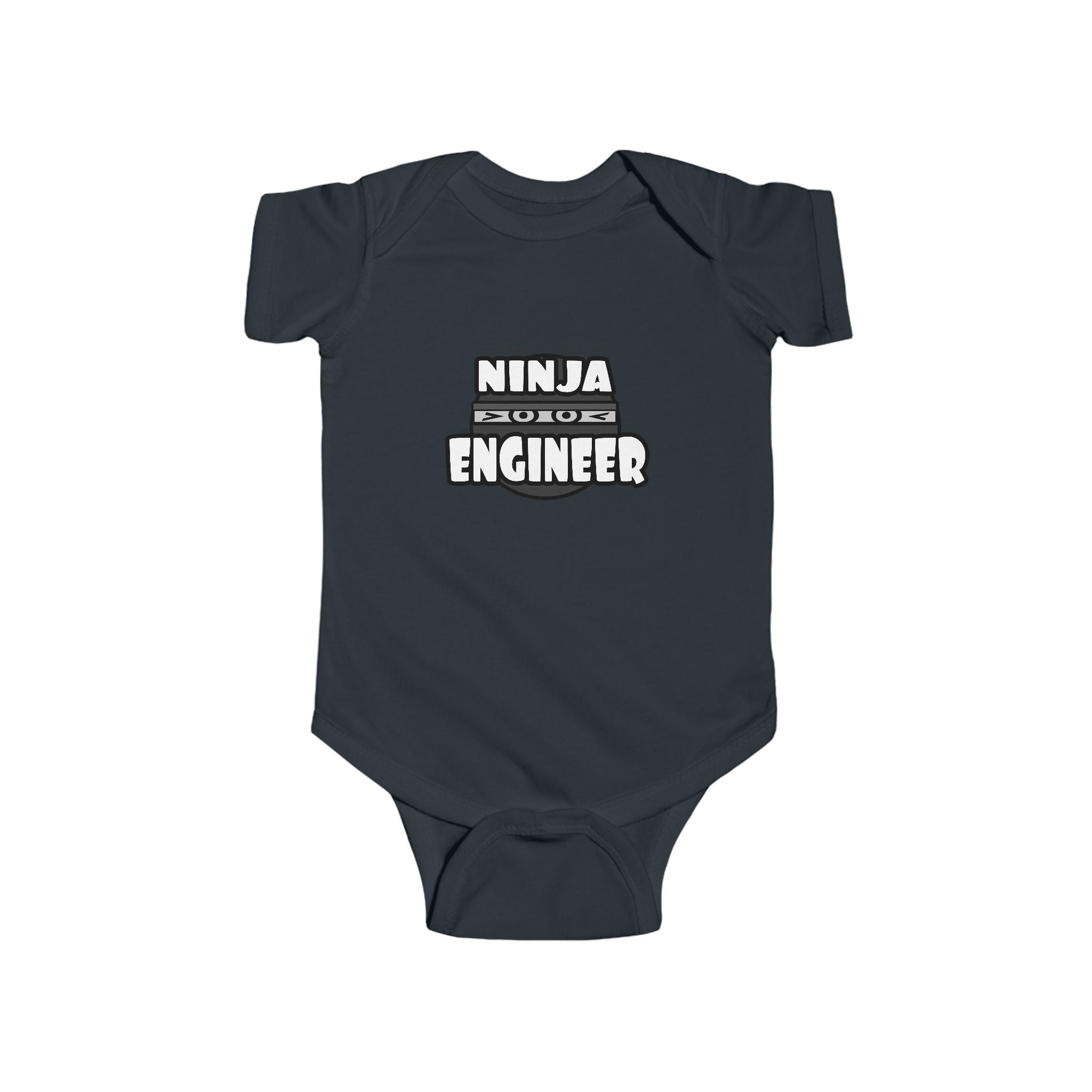 Ninja Engineer (2) - Infant Fine Jersey Bodysuit