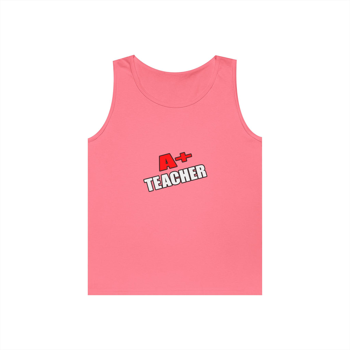 a plus teacher - Unisex Heavy Cotton Tank Top