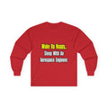 Sleep With An Aerospace Engineer - Unisex Ultra Cotton Long Sleeve Tee