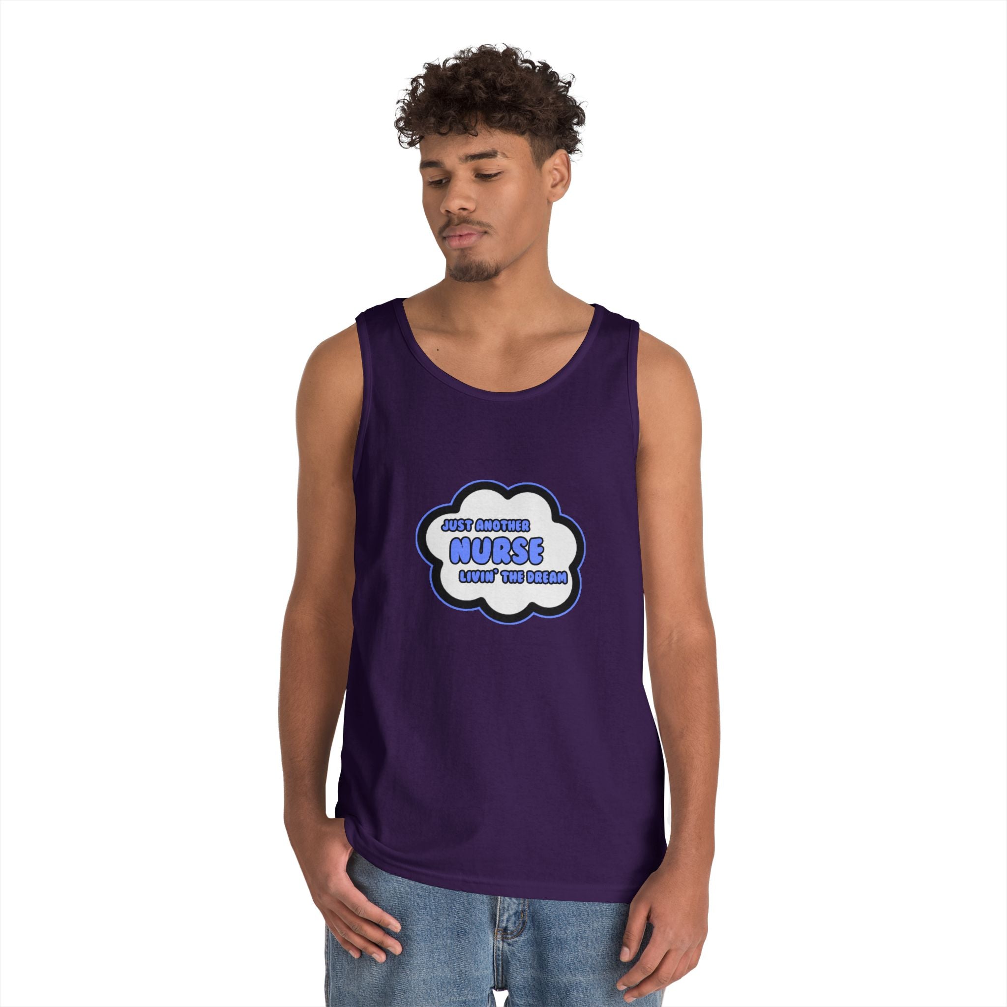 Nurse .. Livin' The Dream - Unisex Heavy Cotton Tank Top