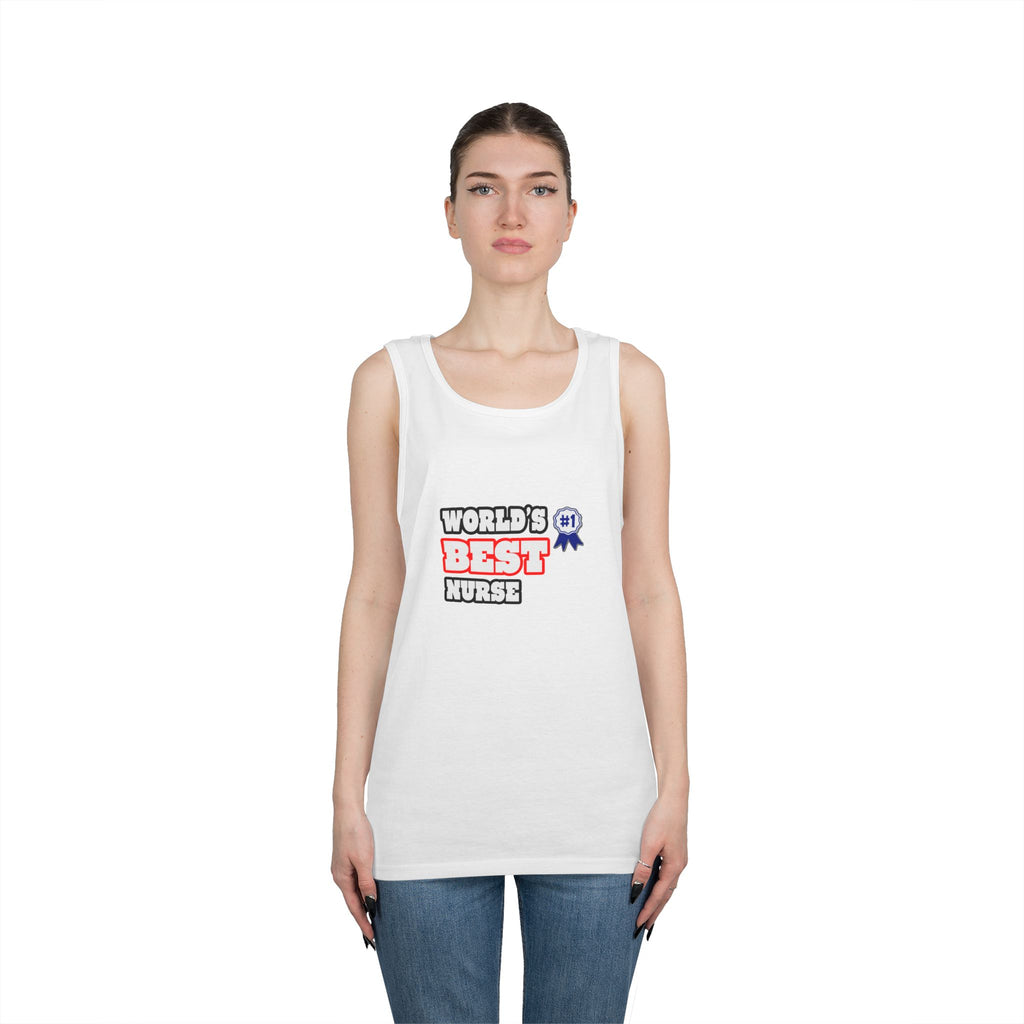 World's Best Nurse - Unisex Heavy Cotton Tank Top
