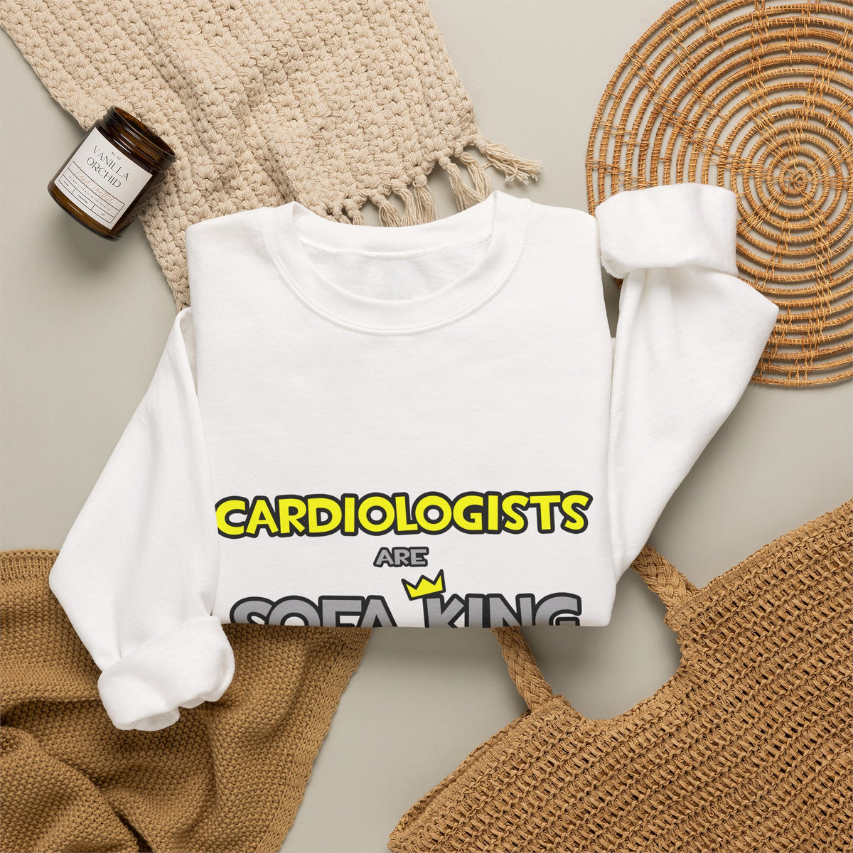 Cardiologists Are Sofa King Cool - Unisex Heavy Blend™ Crewneck Sweatshirt