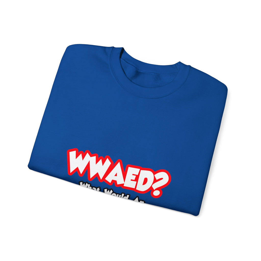 WWAED...What Would an Aerospace Engineer Do - Unisex Heavy Blend™ Crewneck Sweatshirt