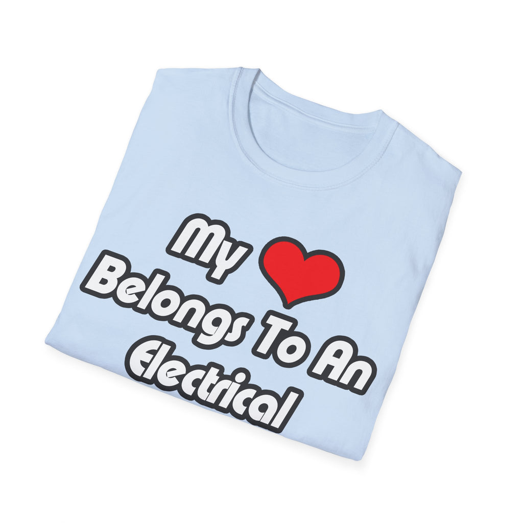 My Heart Belongs To An Electrical Engineer - Unisex Softstyle T-Shirt