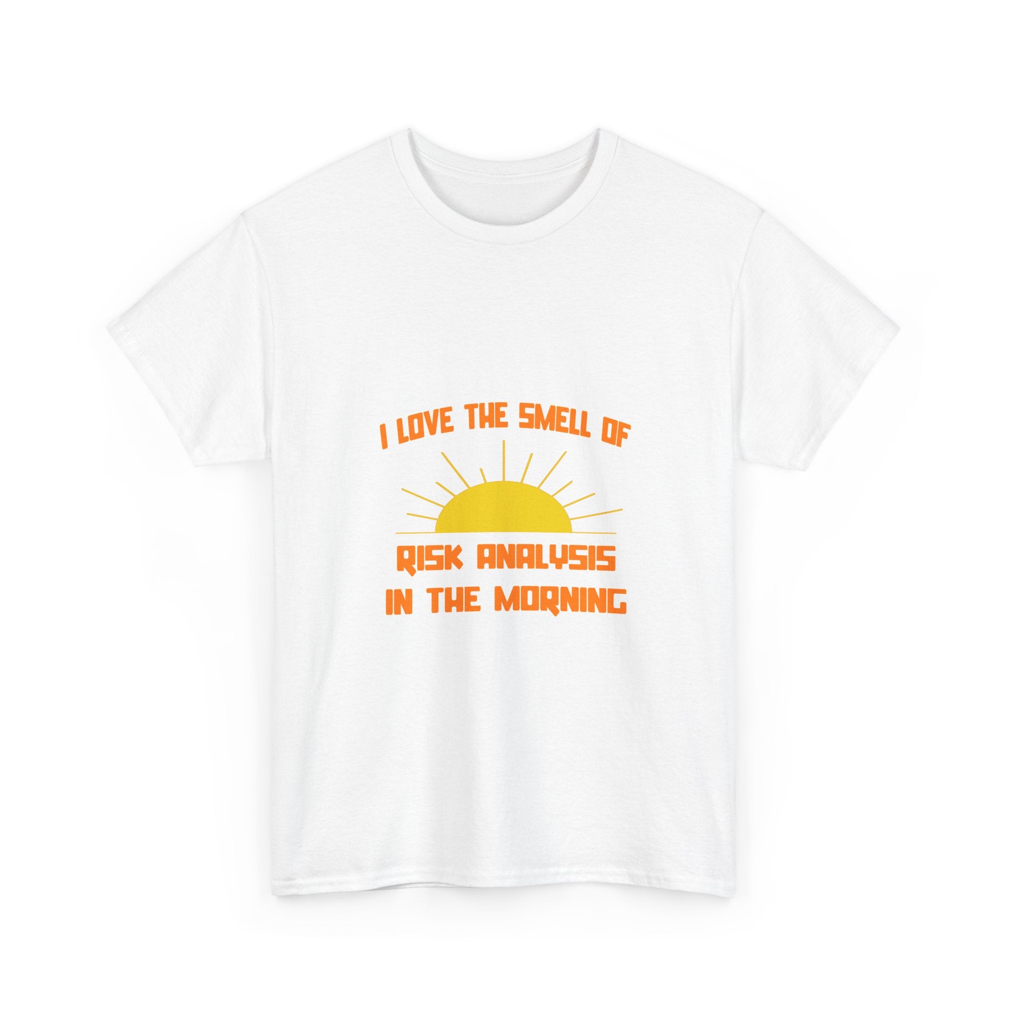 Smell of Risk Analysis in the Morning - Unisex Heavy Cotton Tee
