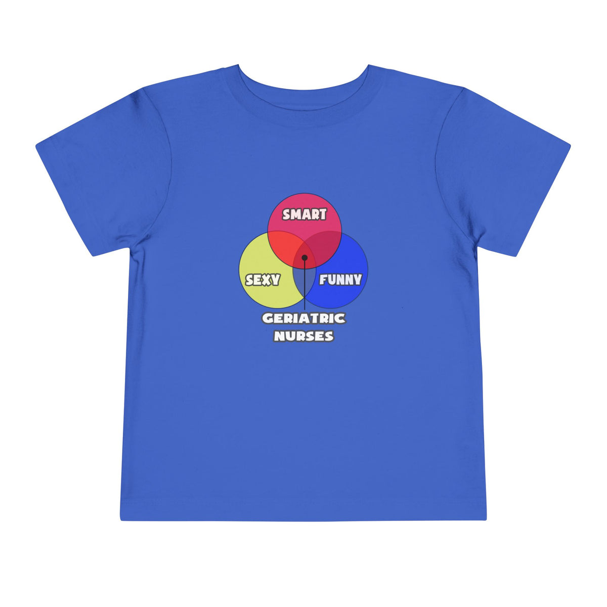 Venn Diagram .. Geriatric Nurses - Toddler Short Sleeve Tee