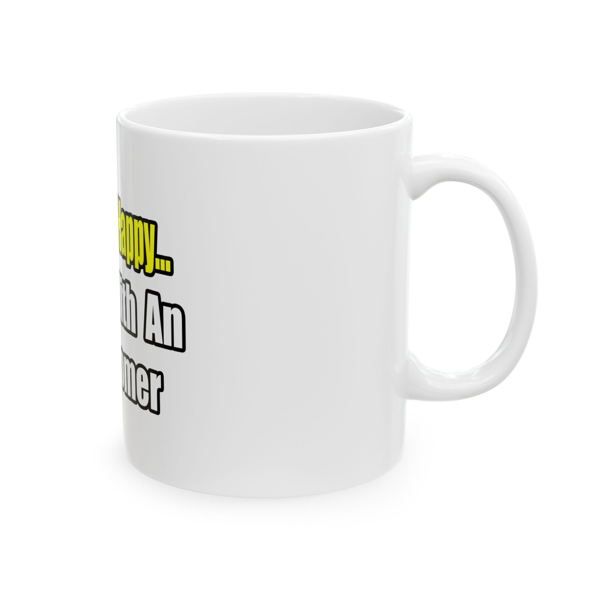 Wake Up Happy...Sleep With an Astronomer - Ceramic Mug, (11oz, 15oz)