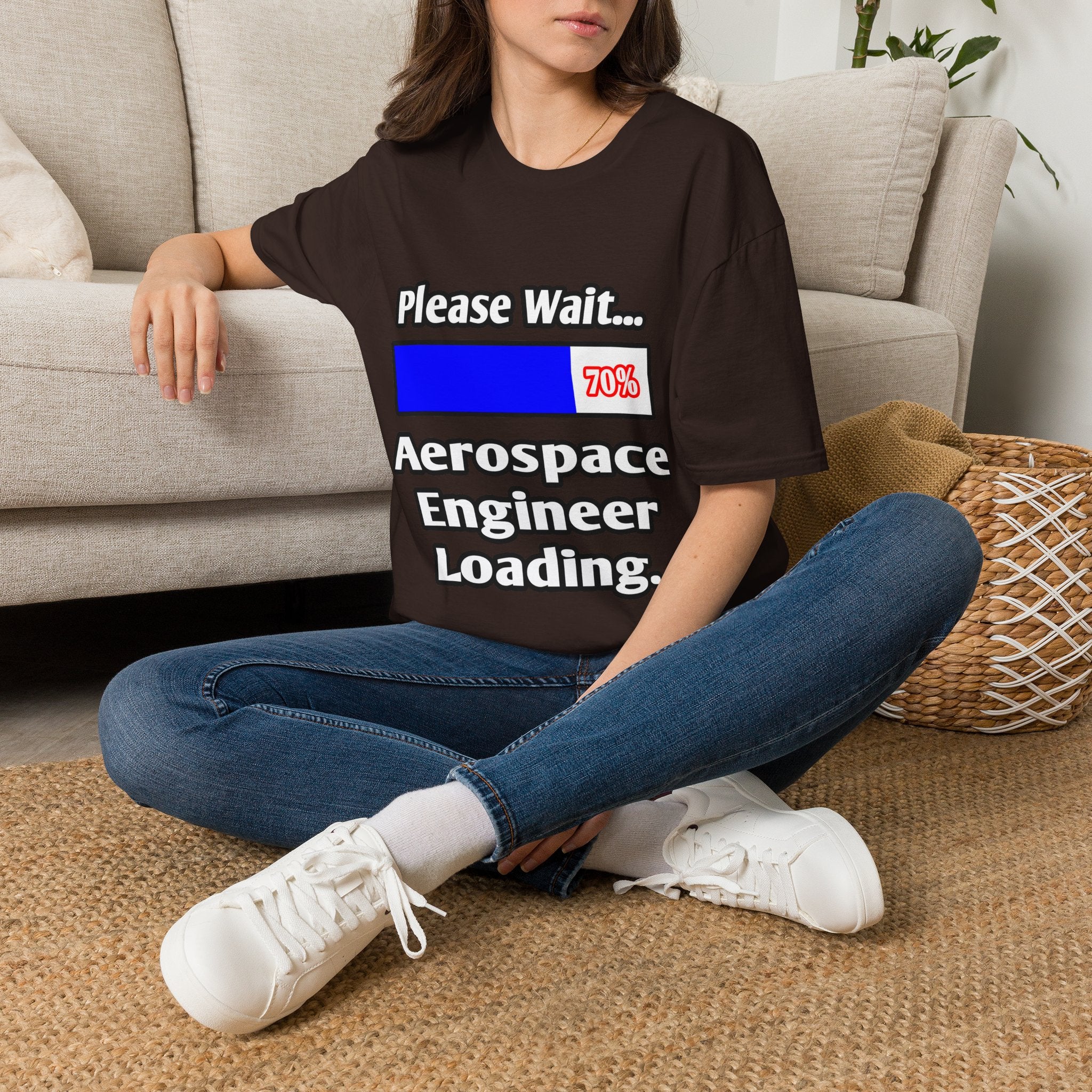 Please Wait...Aerospace Engineer Loading - Unisex Softstyle T-Shirt