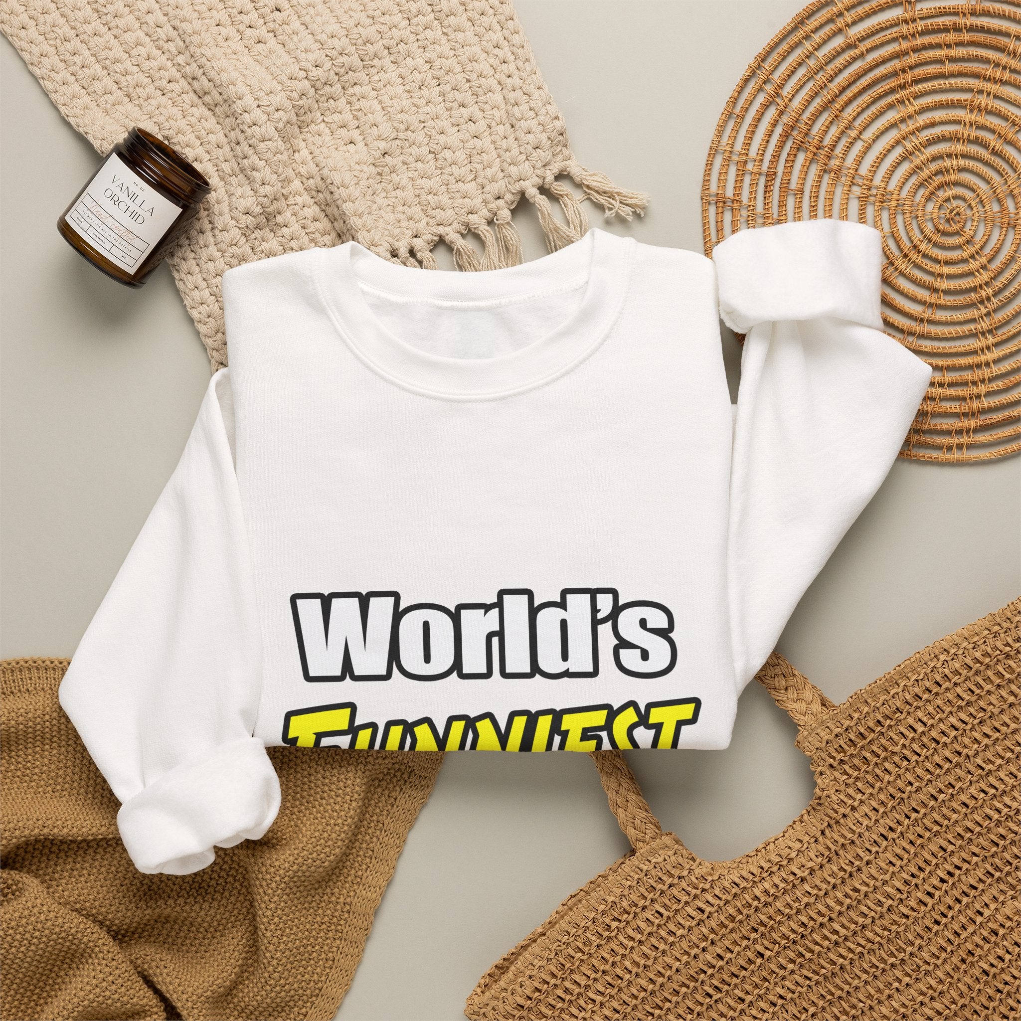 World's Funniest Teacher - Unisex Heavy Blend™ Crewneck Sweatshirt