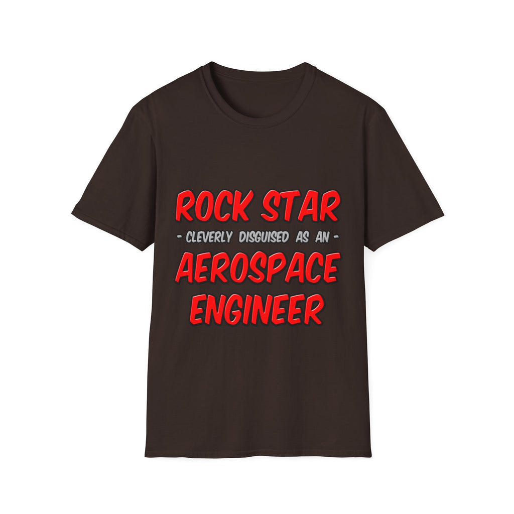 Rock Star...Aerospace Engineer - Unisex Softstyle T-Shirt