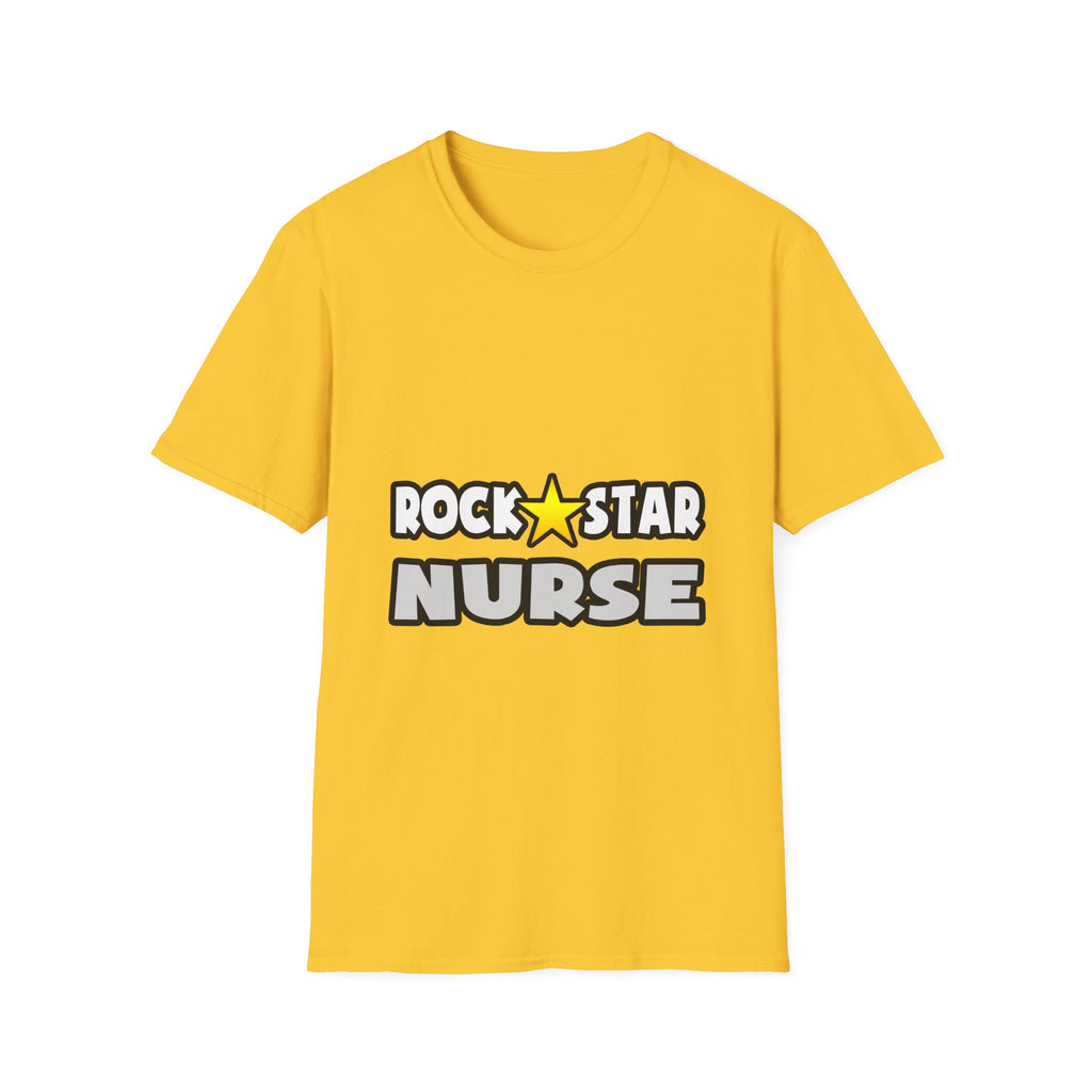 Rock Star Nurse (2) - Unisex Softstyle T-Shirt