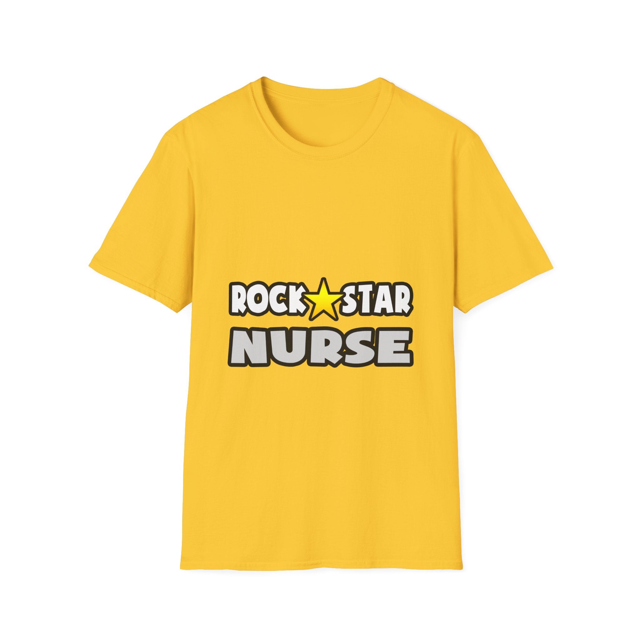 Rock Star Nurse (2) - Unisex Softstyle T-Shirt