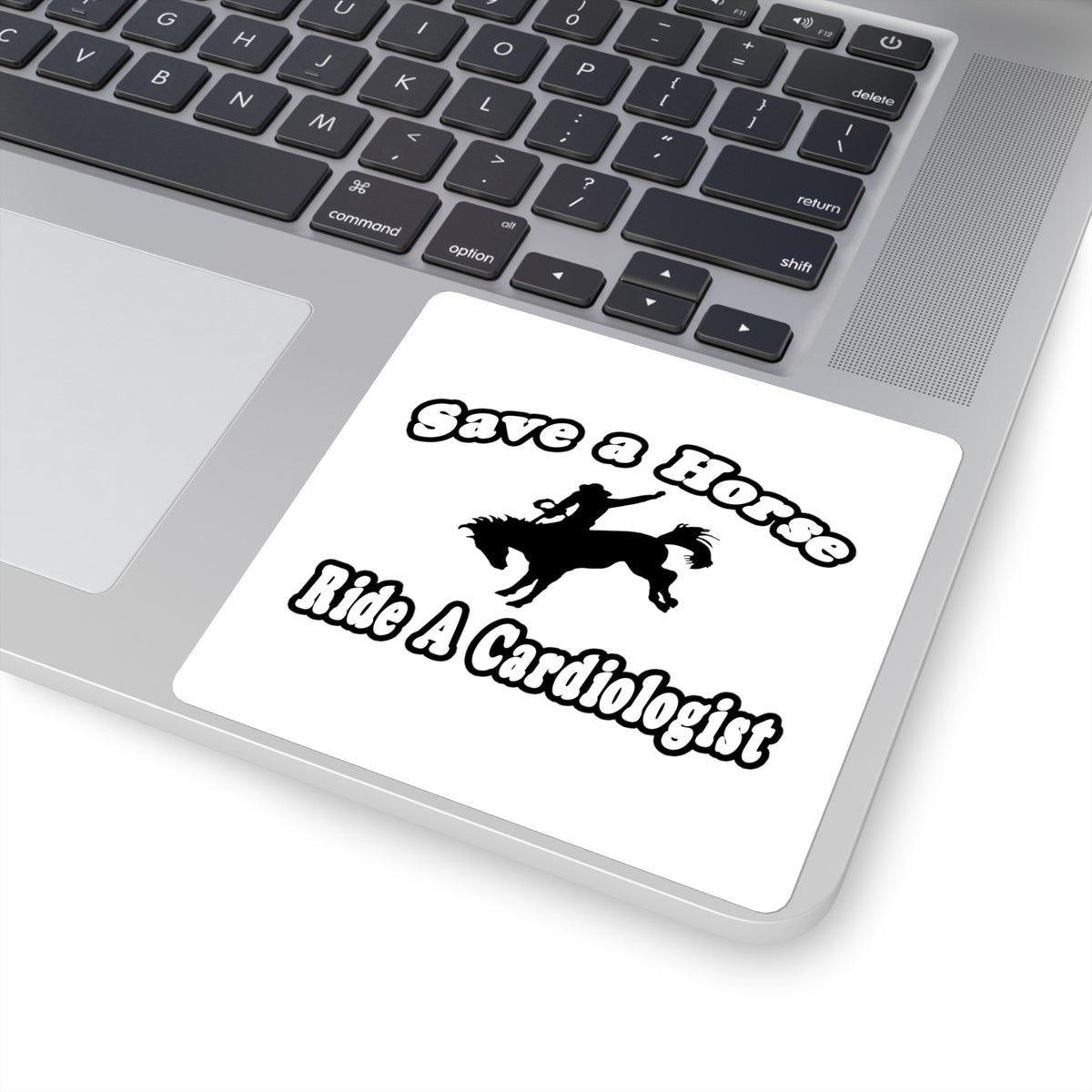 Save Horse, Ride Cardiologist - Square Stickers