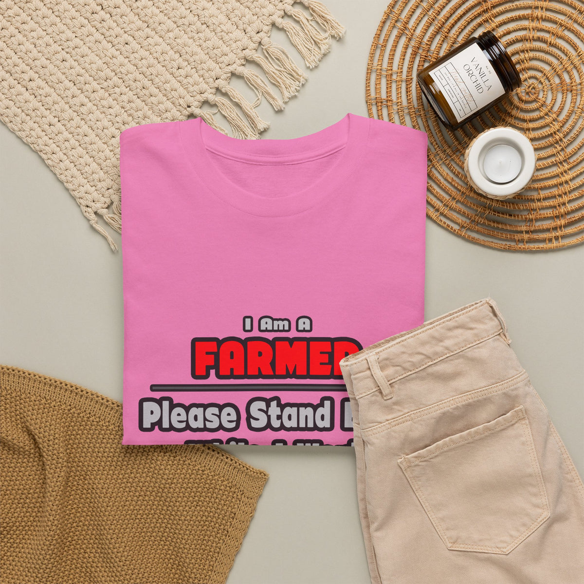 Farmer ... Stand Back ... Work My Magic - Unisex Heavy Cotton Tee