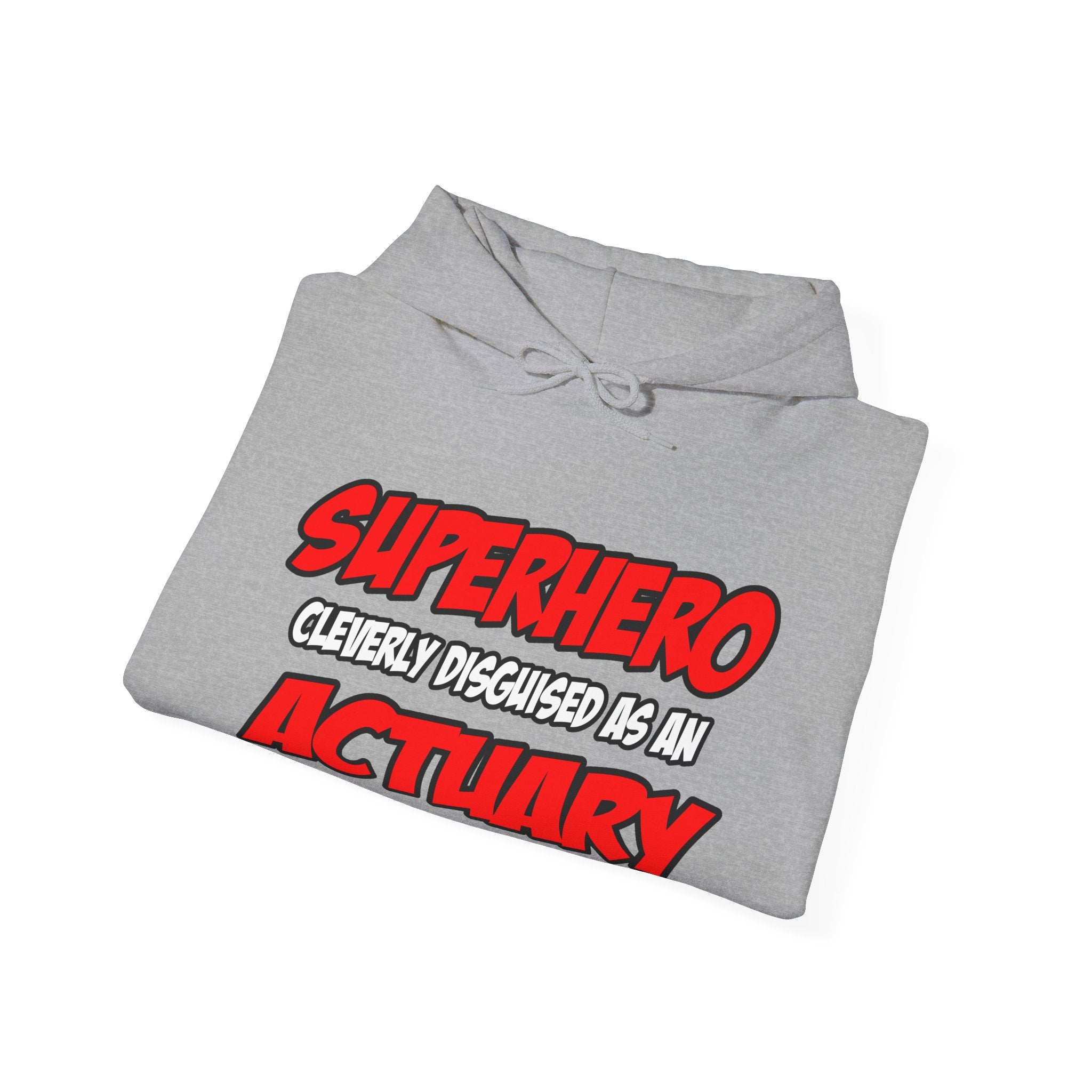 Superhero...Actuary - Unisex Heavy Blend™ Hooded Sweatshirt