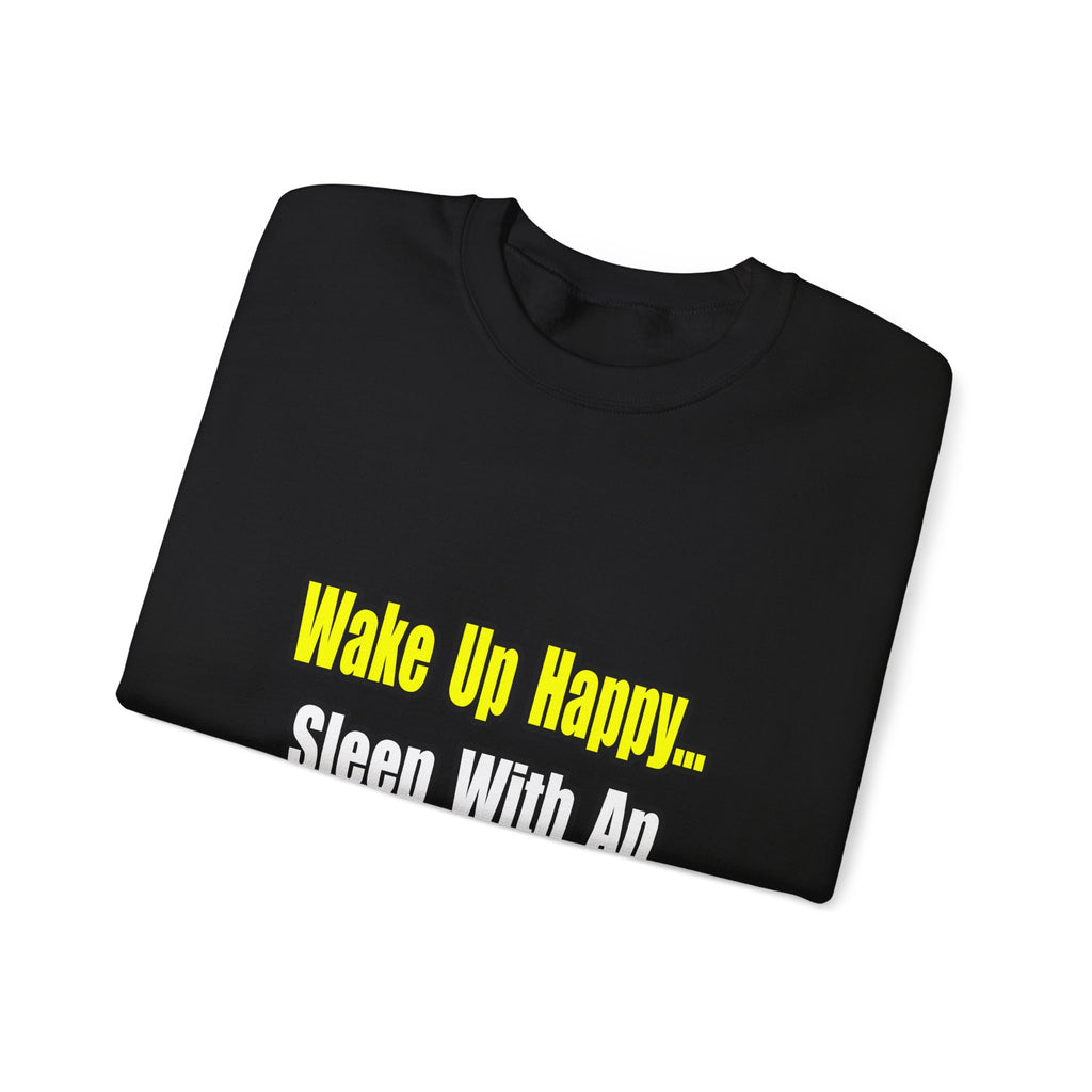Wake Up Happy...Sleep With Anesthesiologist - Unisex Heavy Blend™ Crewneck Sweatshirt